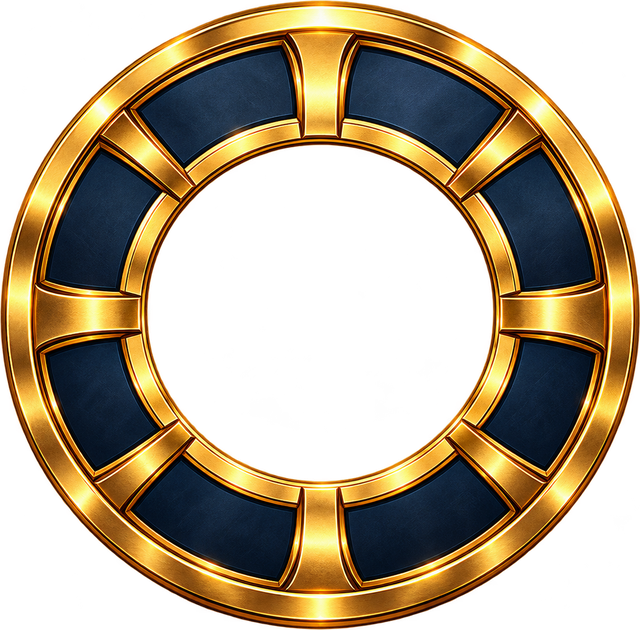 A Távola Redonda, um anel dourado e azul